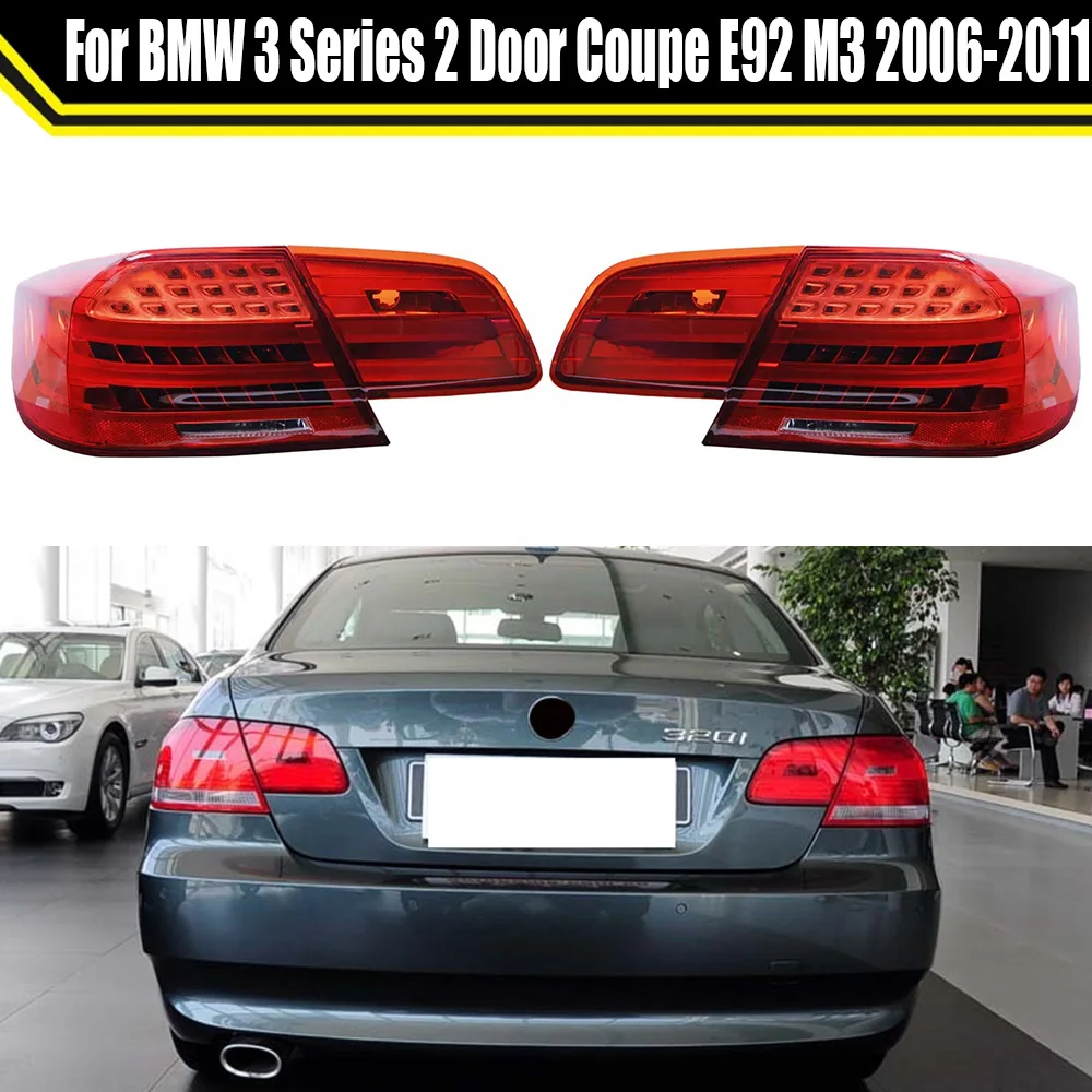 

Car LED Taillight For BMW 3 Series 2 Door Coupe E92 M3 2006-2011 Rear Fog Lamp + Brake Lamp + Reverse + Dynamic Turn Signal