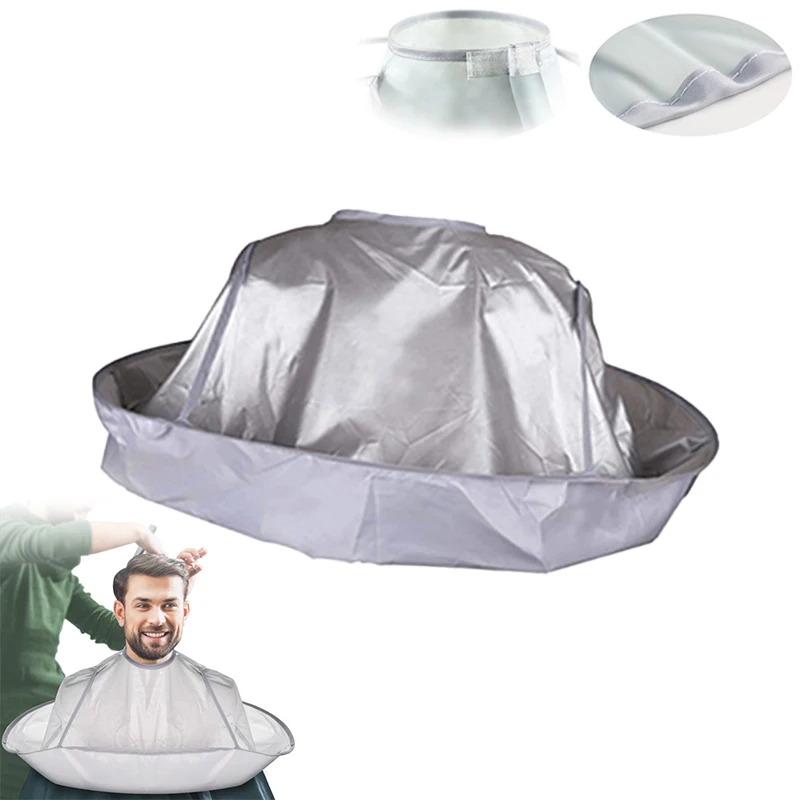 

Hairdressing Cloak Wrapping Cloth Household Shaving Head Set Stereoscopic Non Stick Non Permeable Foldable and Adjustable