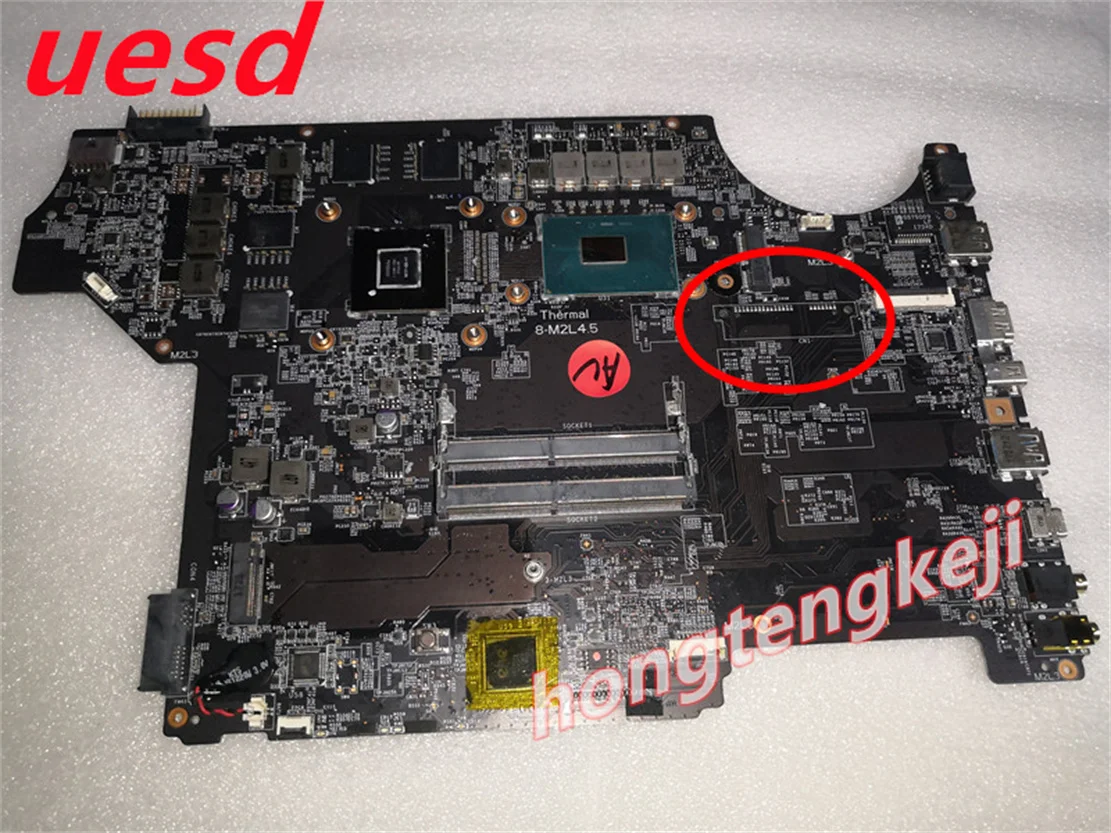 

MS-16J91 for MSI GL62M Series gl72m ge62vr ge72vr gp62vr gp72vr i7-7700HQ cpu SR32Q GeForce GTX1050m Laptop Motherboard