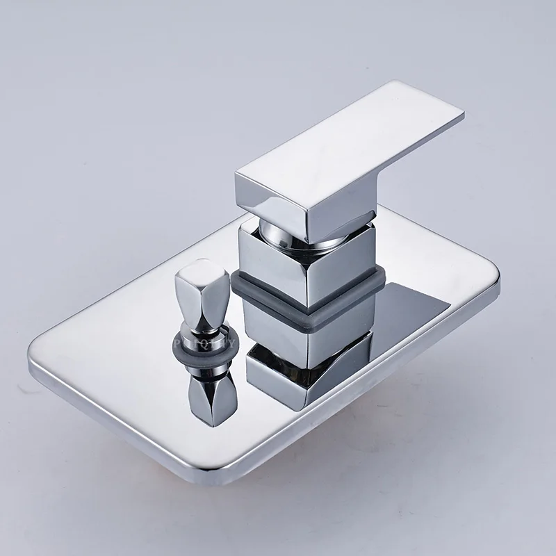 

Двухсторонний клапан для душа, лучшее качество, квадратный душевой смеситель, регулирующий клапан для смесителя, настенный