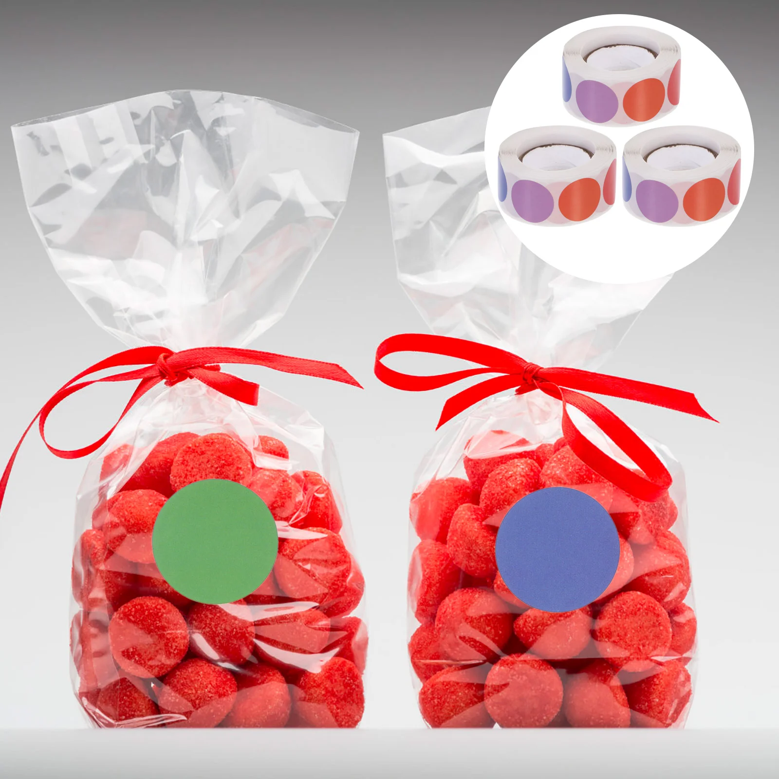 

3 Rolls Christmas Decorations Decals Label Stickers Circle Stickers Round Label Stickers for Boys Kids