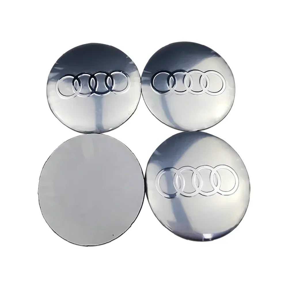 

56 мм 4 шт. Автомобильная наклейка с логотипом центральной ступицы колеса для Audi Sline Quattro A3 A4 A5 A6 A7 Q3 Q5 Q7 S3 S4 S8 S7 RS8 RS6 TT B9 B5