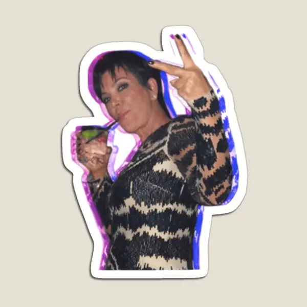 

Магнитная игрушка Kris Jenner, магнитный детский холодильник, забавные домашние красочные детские декоративные наклейки, милые наклейки для фотографий