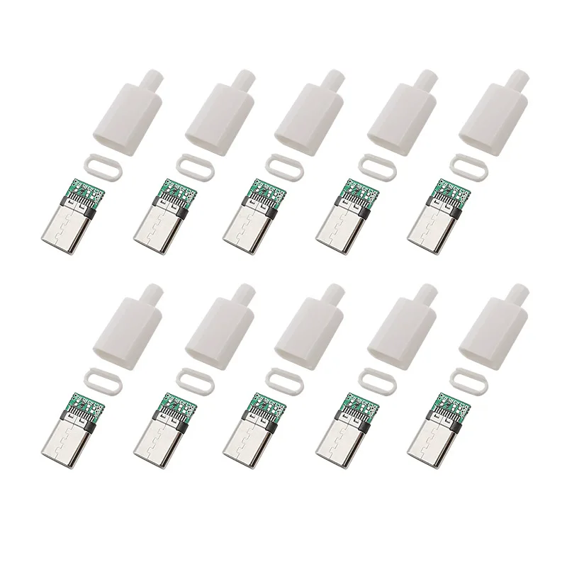 

10 шт. Штекер USB Type-C 24 контакта для пайки