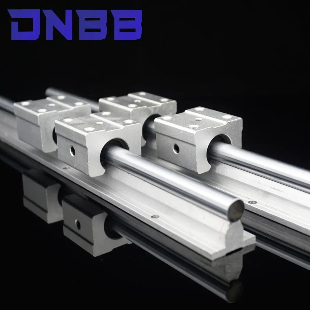 Линейная направляющая SBR10 300 350 400 450 500 550 600 700 800 900 мм 2 шт. линейная + 4 SBR10UU блока для