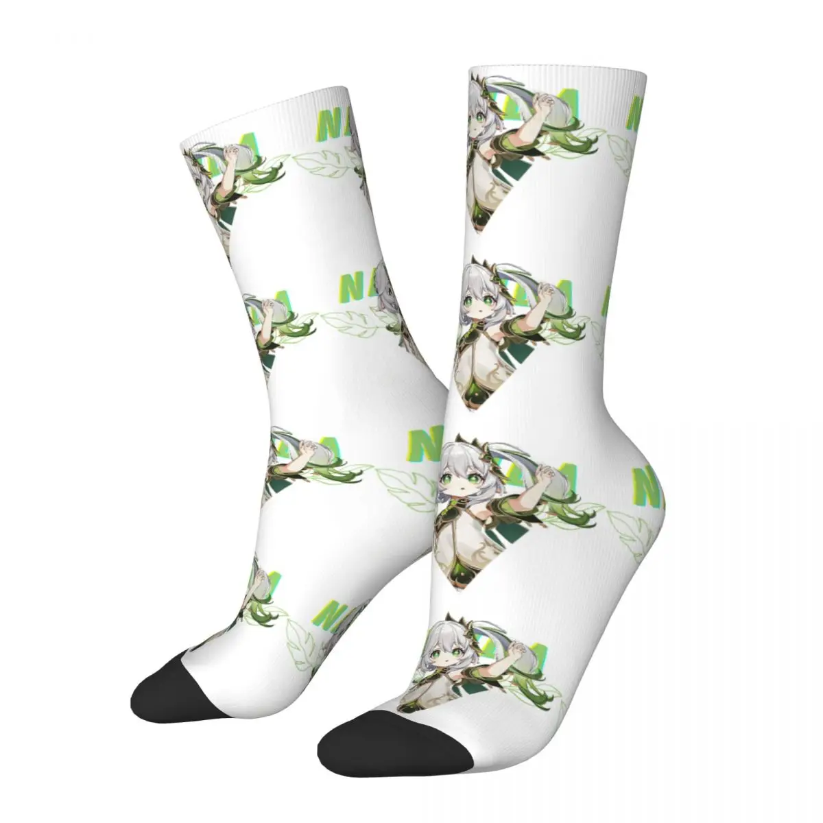 

Funny Crazy Sock for Men Nahida Hip Hop Harajuku Genshin Impact Happy Quality Pattern Printed Boys Crew Sock Casual Gift