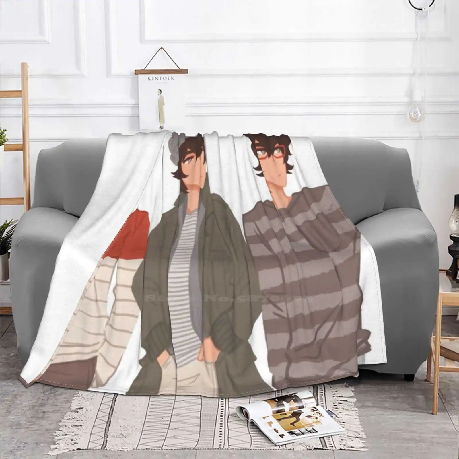 Keith Новое поступление модное теплое фланелевое одеяло для отдыха Fashion Voltron Elentori