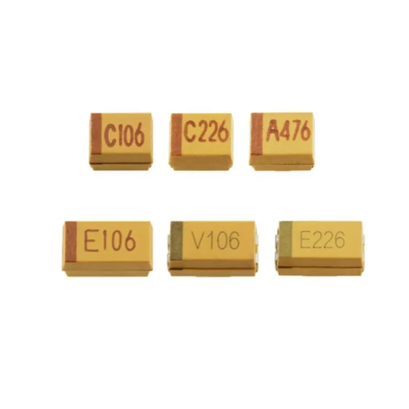 100 шт., танталовый конденсатор SMD 10 в 22 мкФ 226 3216 а 4,7 мкФ 10 мкФ 22 мкФ 47 мкФ 100 мкФ
