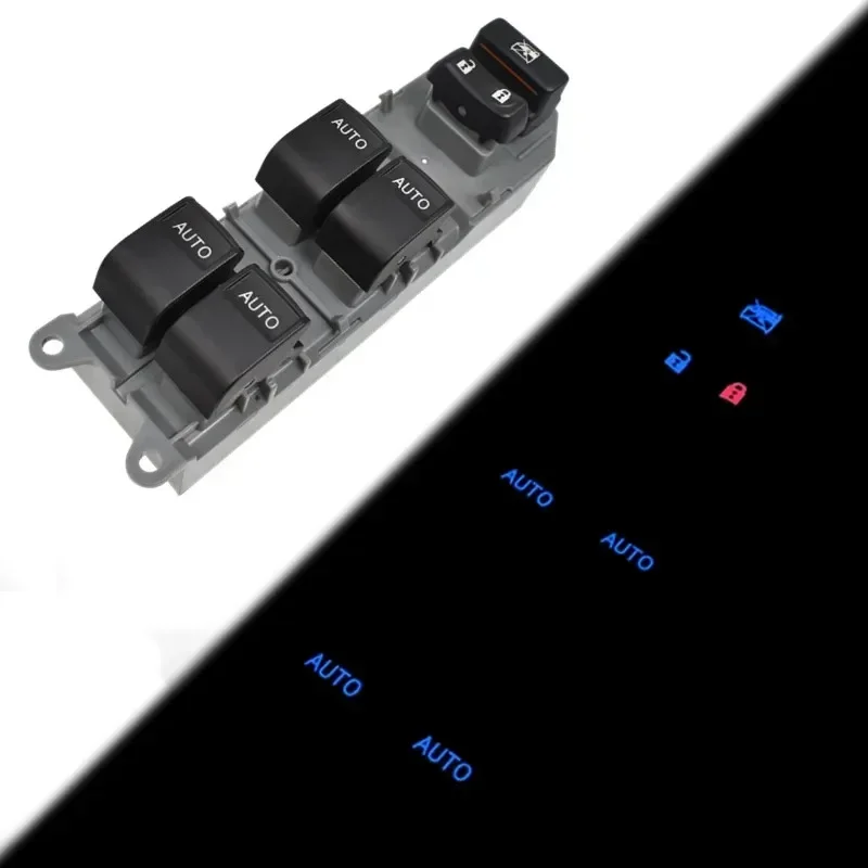 Для Toyota Corolla Camry RAV4 Highlander Vios электрический переключатель управления окном 4, автоматическая кнопка с подсветкой, аксессуары, детали