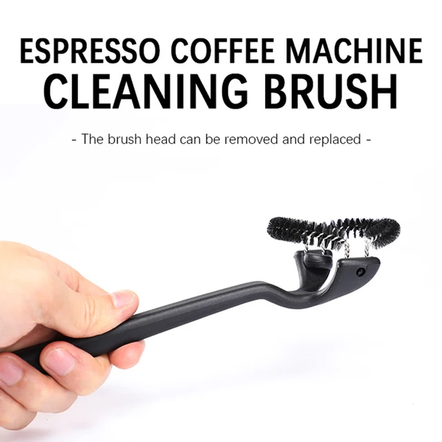 51/58 MM Coffee Machine Cleaning Brush Replaceable Head Coffee Maker Cafe Grinder Cleaner Brewing Head Cleaning Tool 2