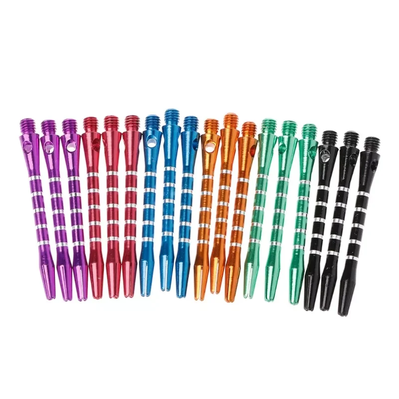 

Sets/18 Pcs 53mm Aluminum Dart Shafts 6 Colors 2BA Thread Size Medium Length