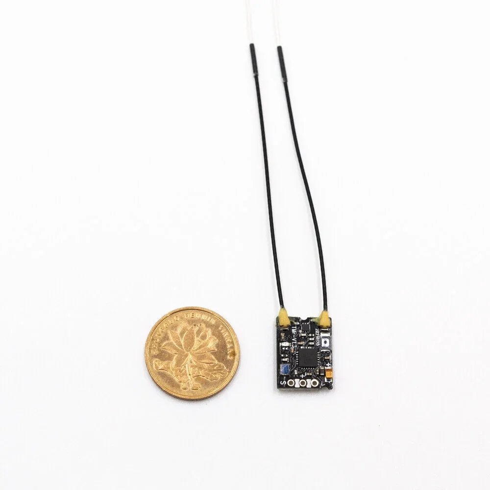 Фото Мини-приемник FLYSKY TMR 2,4G AFHDS 3 PWM PPM IBUS SBUS с двойной антенной для беспилотных летательных аппаратов PL18 NB4 Noble Pro FPV №3