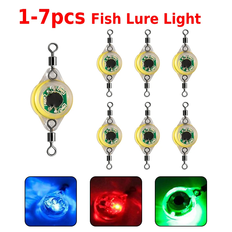 

Мини рыболовная приманка, ловушка, светильник светодиодный, подводная лампа, водонепроницаемая, для глаз, для рыбалки, приманка для кальмар...