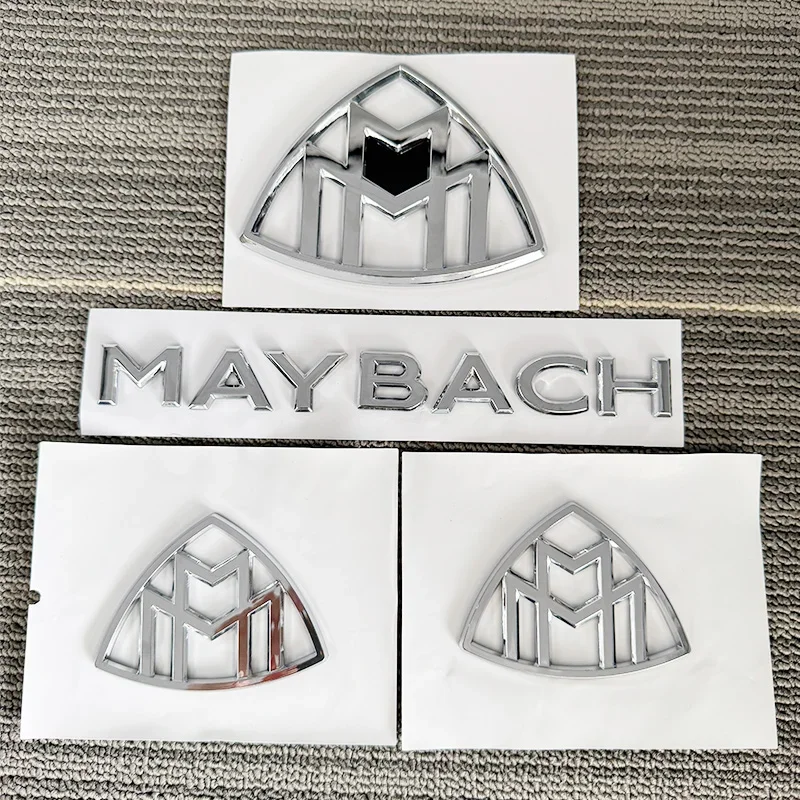 

Автомобильный капот 3D задний логотип боковой стандарт для Mercedes-Benz Maybach V250L V260L VS560L VS680L VS900L VS980L стоячие металлические эмблемы