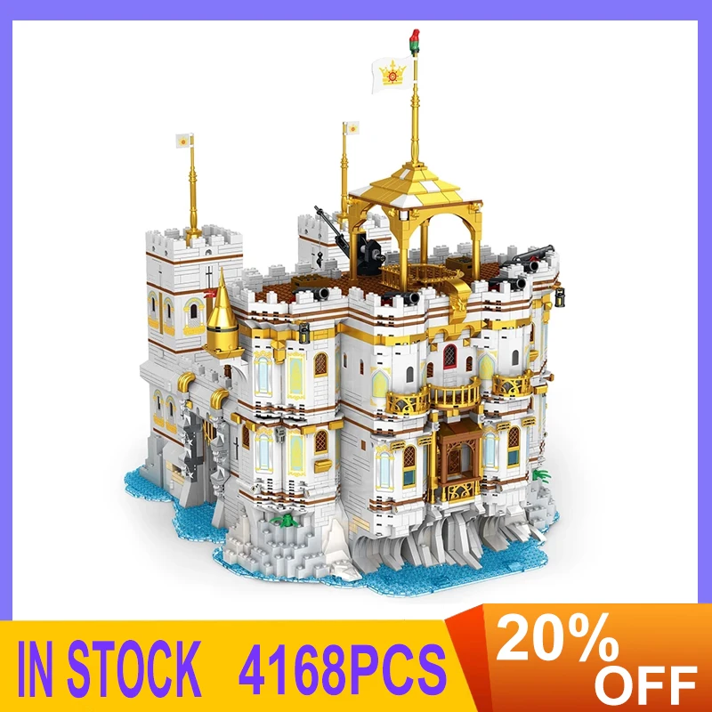 

Reobrix 66013 MOC Pirate Series Royal Bay 4168pcs Building Blocks Bricks Educational Puzzle Toy Birthday Gifts