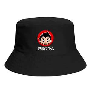 Mighty Atom Astro Boy Tetsuwan Kawaii  Bucket Hat Polyester Men Unisex Fisherman Hat Customized Fashion Journey Caps