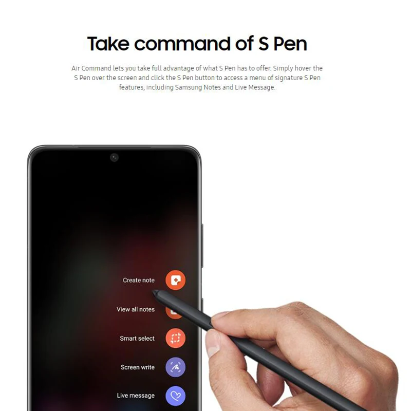 1:1 Official S21 Ultra S Pen Stylus For Samsung Galaxy S21 Ultra S21U G9980 G998U Stylus Mobile Phone Screen Stylus S Touch Pen