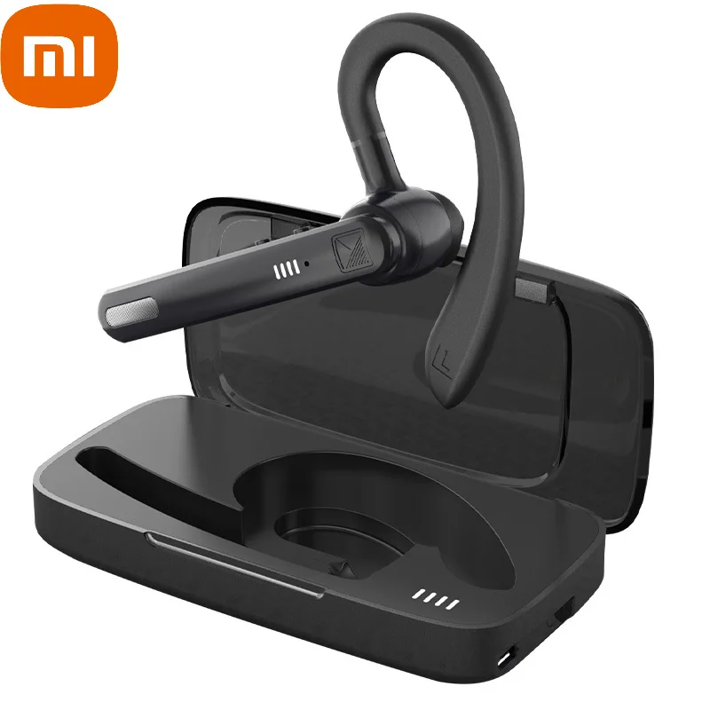 

xiaomi Single Ear Dual-Mark Noise Reduction Ear-Hook Bluetooth Earphone Business Car Ultra-Long Call Rotating Wireless Headphone