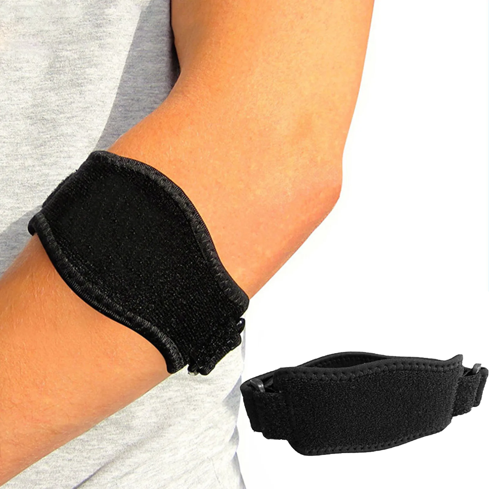 

Налокотники для тенниса, регулируемые налокотники, спортивные налокотники для молодежи и взрослых, защита для запястья, защитное снаряжени...