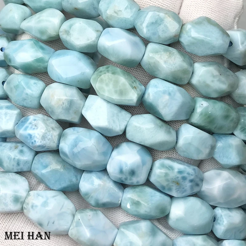 Meihan оптовая продажа (1 браслет) натуральный 8-10*10-14 мм A + Ларимар Ограненный