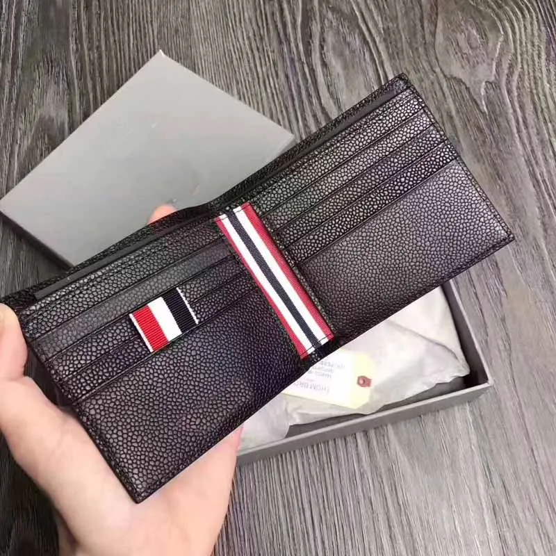 Men's Wallet Black Luxury Brand New Arrival Short Style Coin Bag Credit Card Holders For Male Vintage Purses Small TB Wallet
