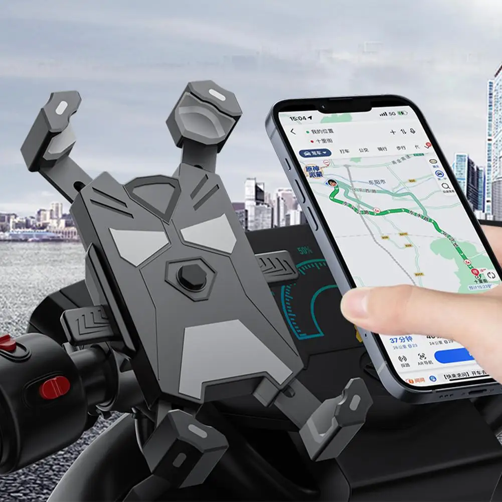 

Bicycle Phone Holder Anti-skid Shockproof Noise Reduction 360 Degree Rotation Mobile Phone Stand Accessories Bike Bracket