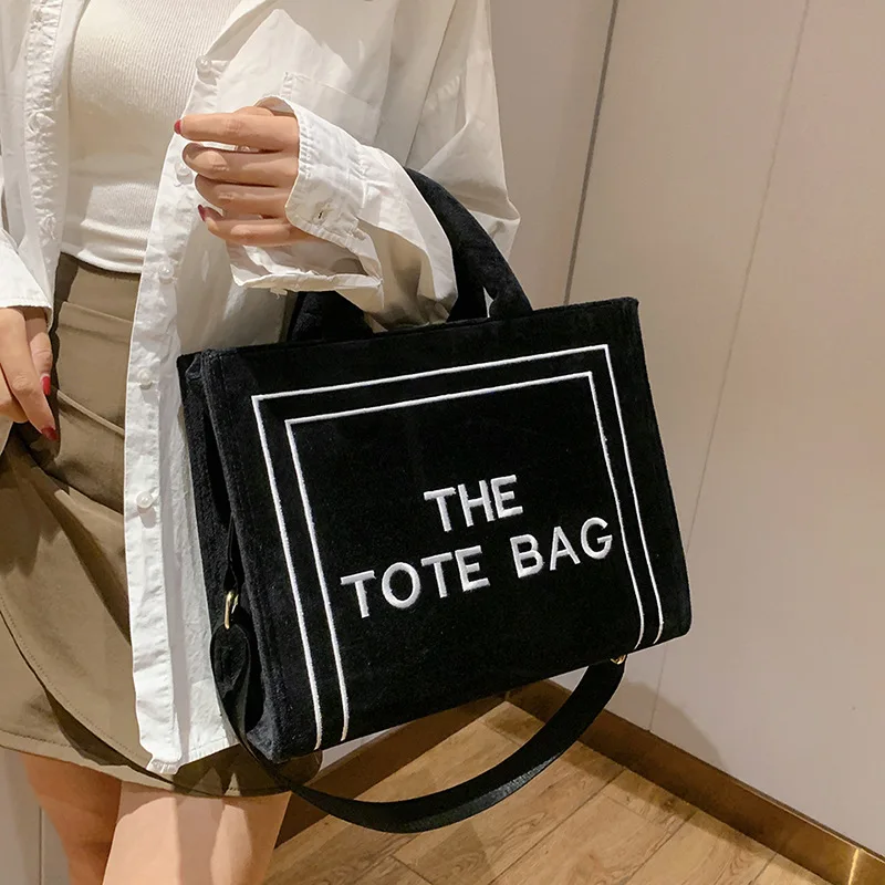 

Tote Bags for Women Shoulder Side Bag Fashion Faux Fur Shopper Shopping Bags Ladies Totes Winter