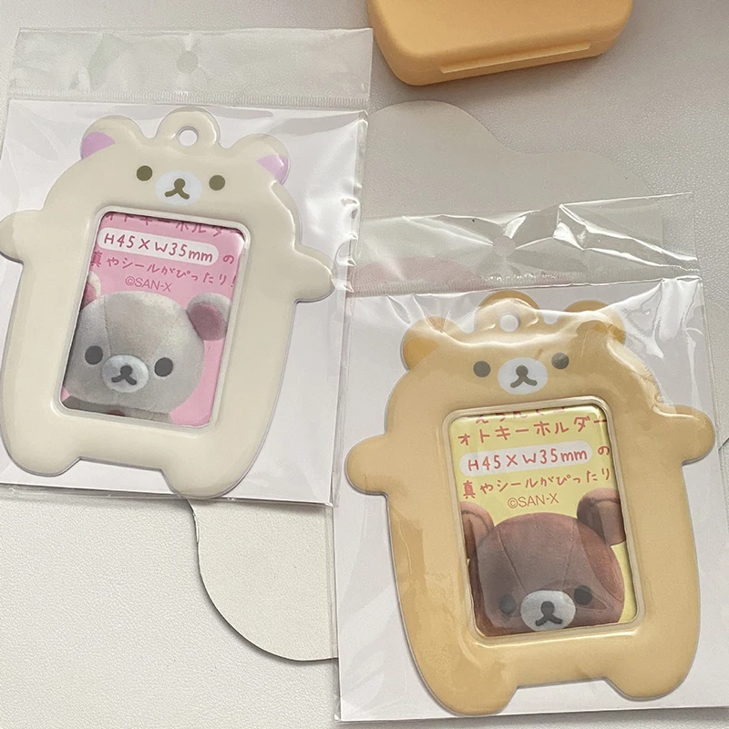 3-дюймовые милые рукава для папок Kpop держатель фотокарт брелки аниме