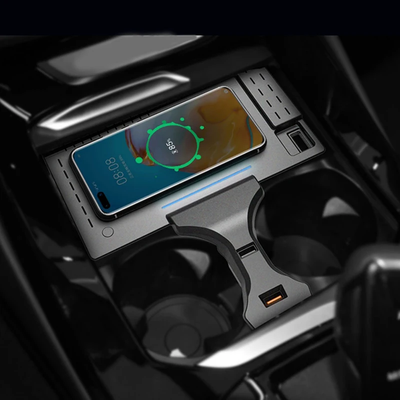

Автомобильное беспроводное зарядное устройство 15 Вт QI для BMW X3 G01 X4 G02 2019 2020 2021, аксессуары, быстрое зарядное устройство, держатель телефона, п...