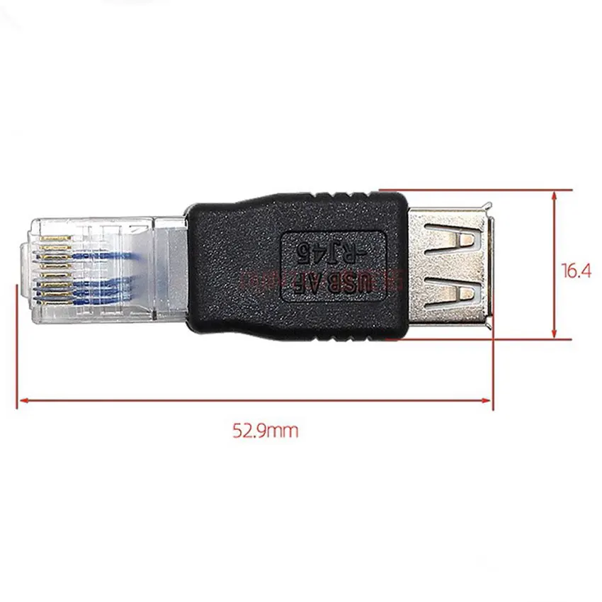 Переходник с USB типа А на RJ45