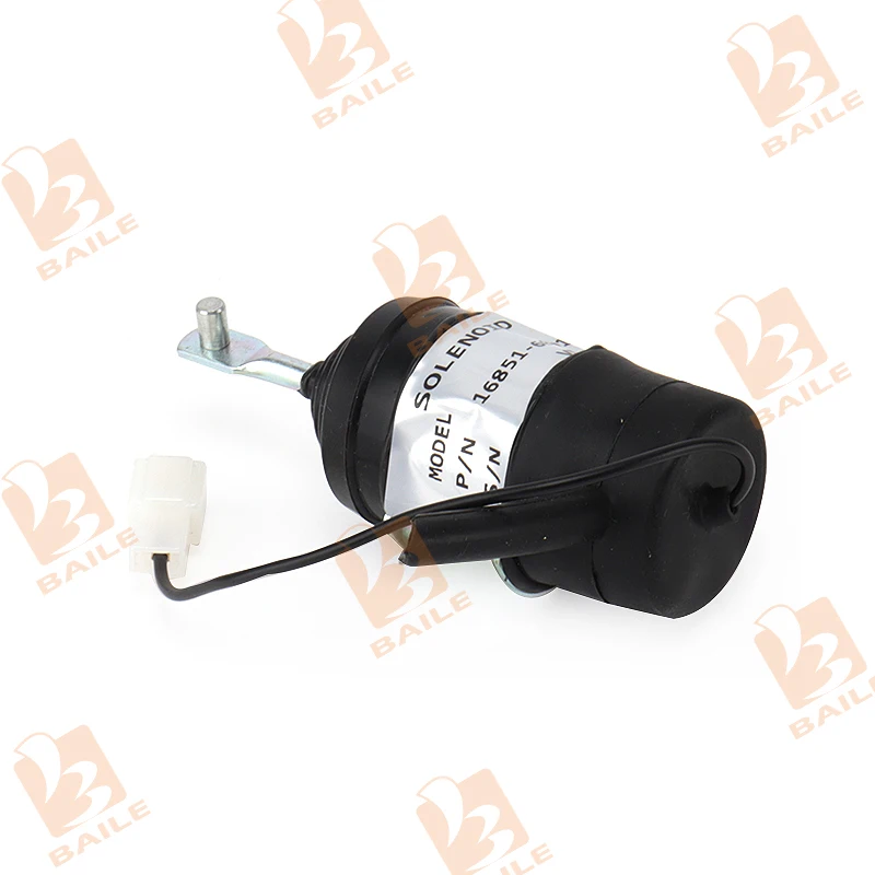 

16851-60014 16851-60010 12V Stop Solenoid For Kubota RTV900R RTV900S RTV900T RTV900W BX1800D BX1830D D722 Fuel shutdown Shut Off