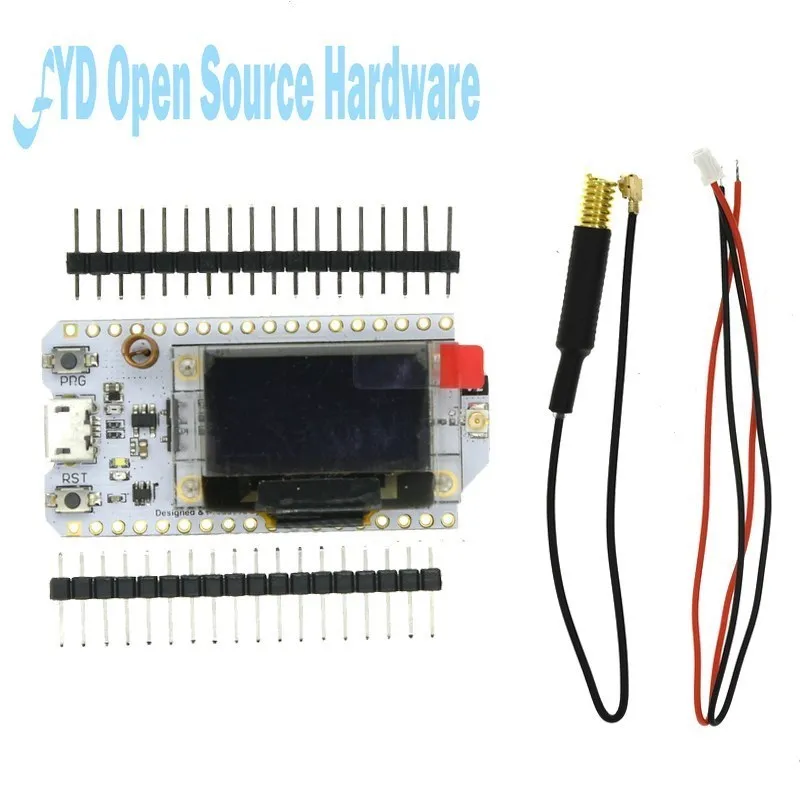 Модуль LoRa ESP32 синий с органическим светодиодом Wi-Fi SX1276, 868 МГц/915 МГц, макетная плата IOT с антенной для электронного набора «сделай сам», 1 шт.