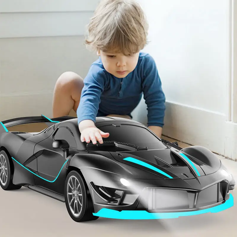 

1:18 4 Channels RC Car with Led Light 2.4G Radio Remote Control Cars Sports Car High-speed Drift Car Boys Toys for Children Gift