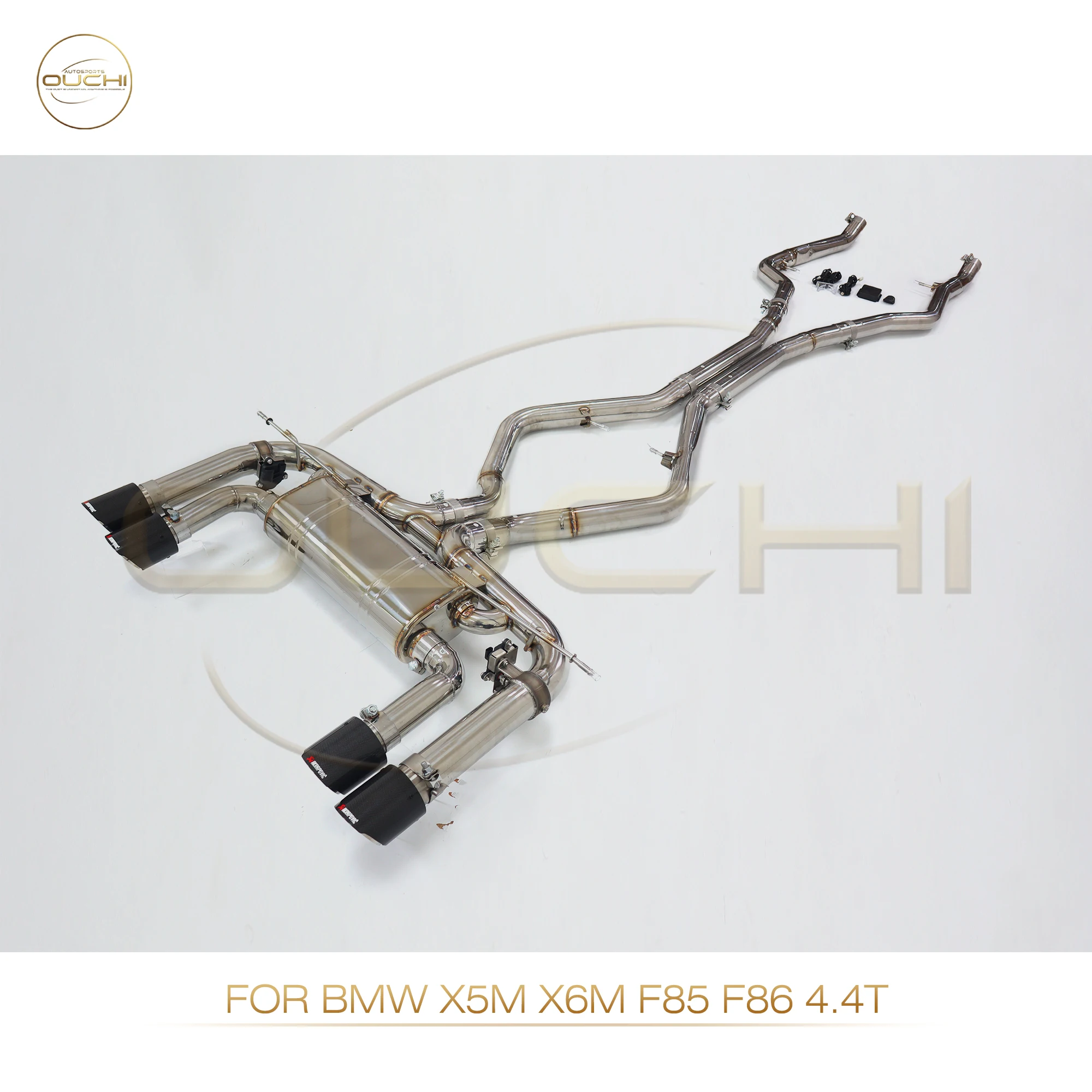 Выхлопная система OUCHI из нержавеющей стали Performance Catback для BMW X5M X6M F85 F86 4.4T 2015-2019