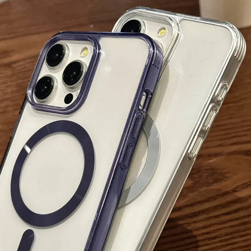 Роскошный акриловый усиленный защитный чехол для телефона IPhone 16 15 14 13 12 Pro Max Plus