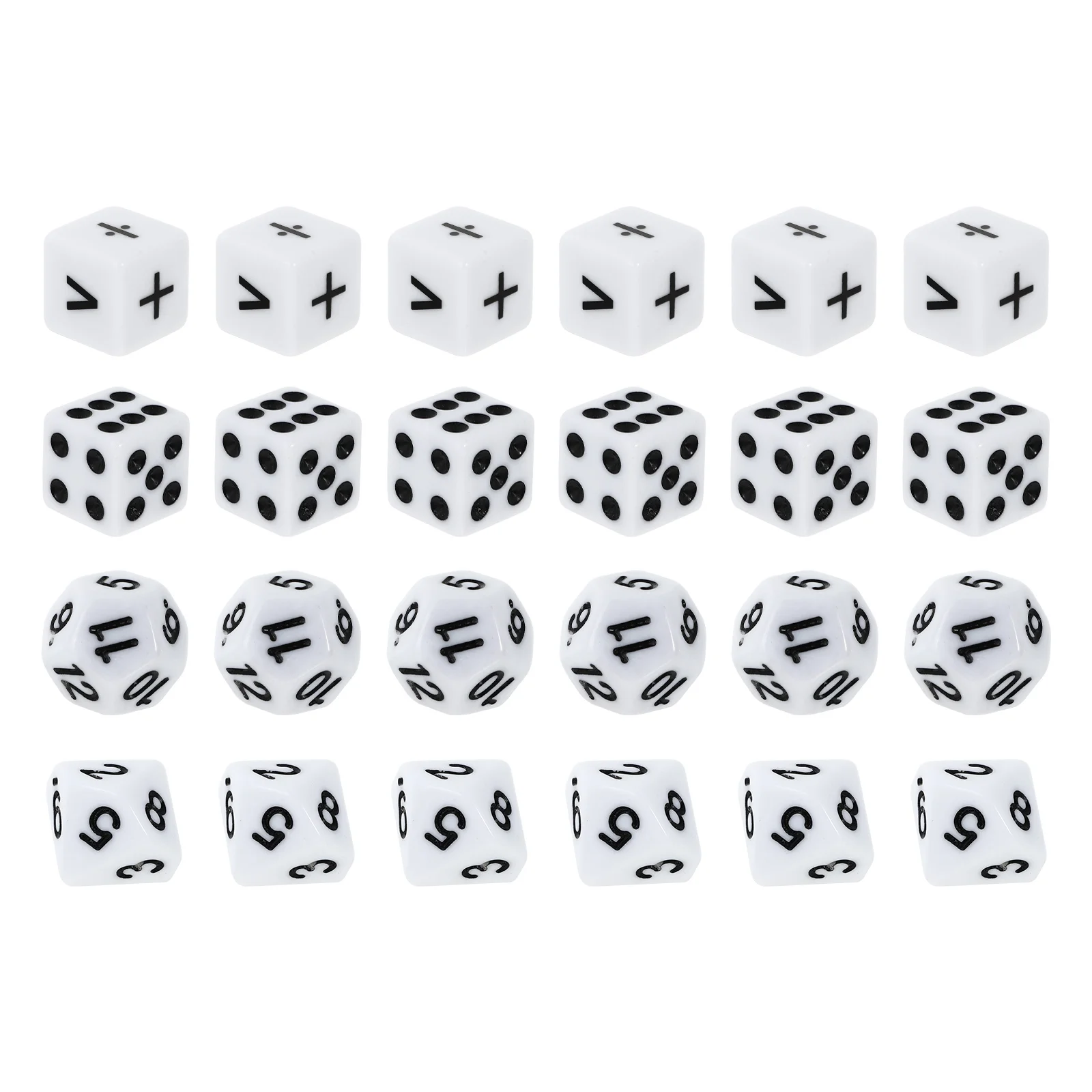 

Dice Math Game Plaything Toy Sidedclassroom Set Teaching Educational Acrylic Playing Role Learning Games Kids Number Unique Gift