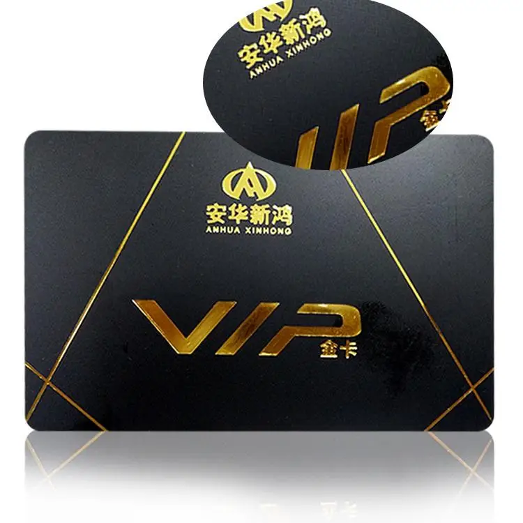 500pcs Plastic PVC Cards Customized Waterproof Card Colorful Printing Plastic PVC ID Cards Gold Foil