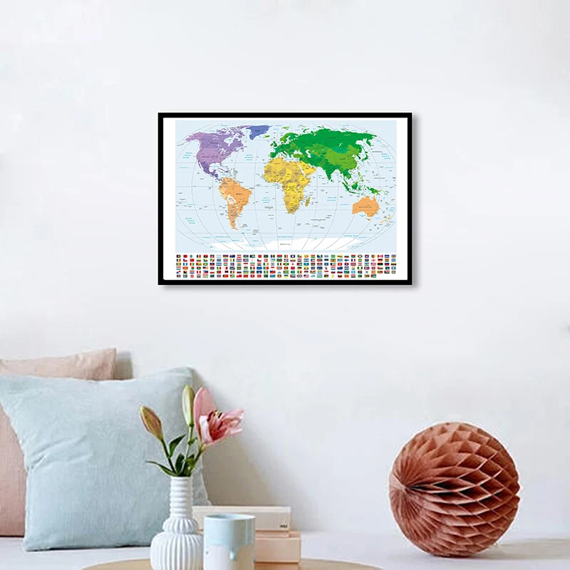 Рисунок 4 - Карта мира 59*42 см