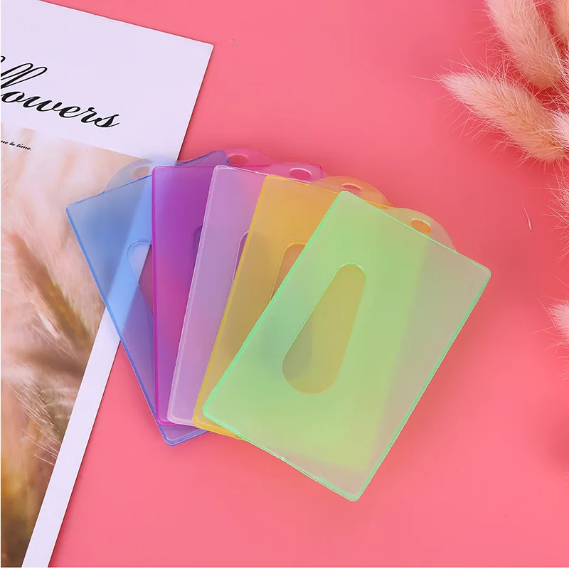 Держатель для удостоверения личности пластиковый цветной держатель мелких