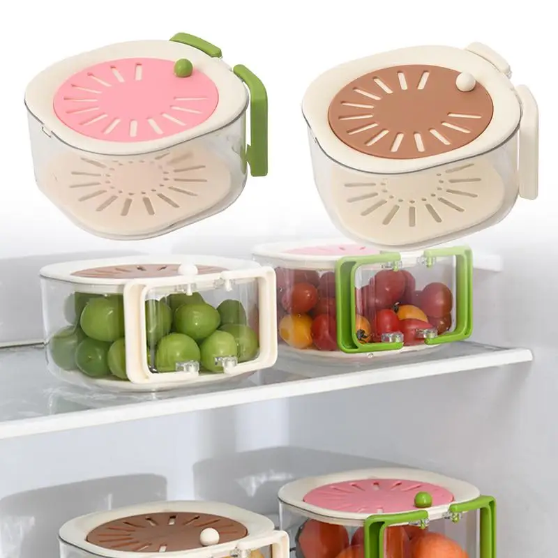 Корзина для мытья фруктов сливная корзина чистки многофункциональный контейнер