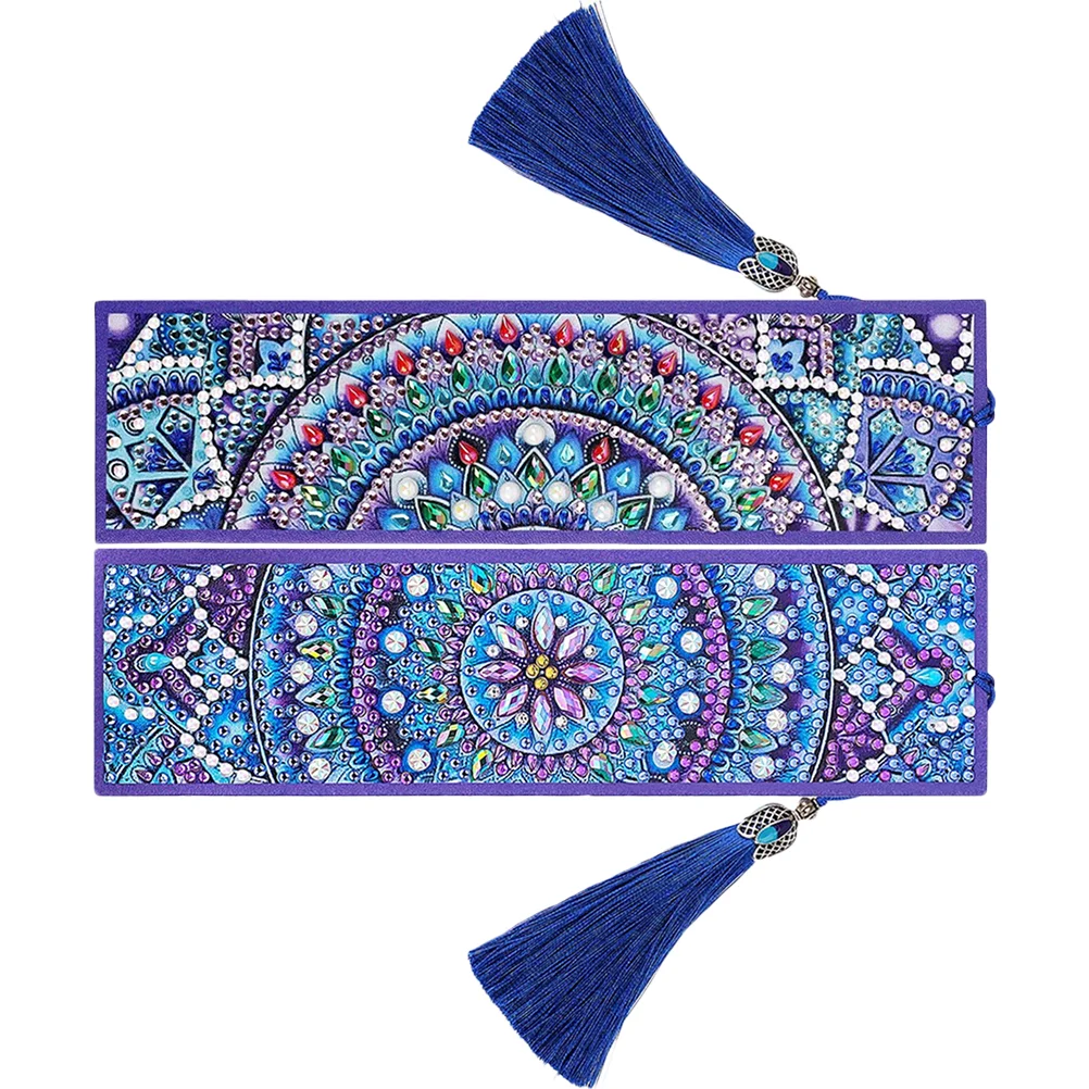 

Crystal Diamond Bookmark DIY Diamonds Bookmarks Kits Making Material With Tassel Rhinestone Painting Crafts
