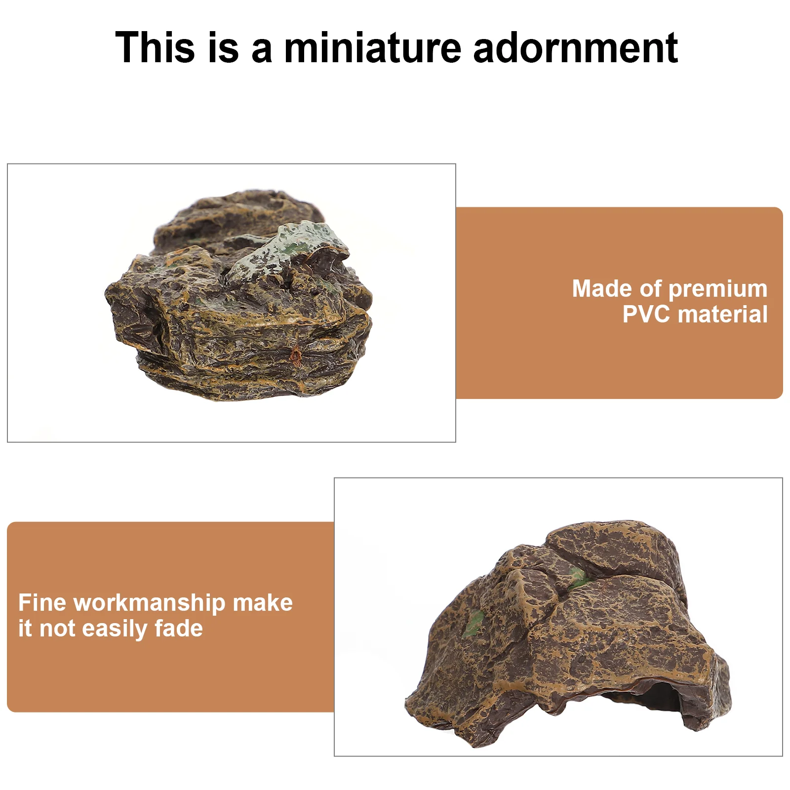 4 шт. террариумные каменные украшения декор для растений украшение имитации