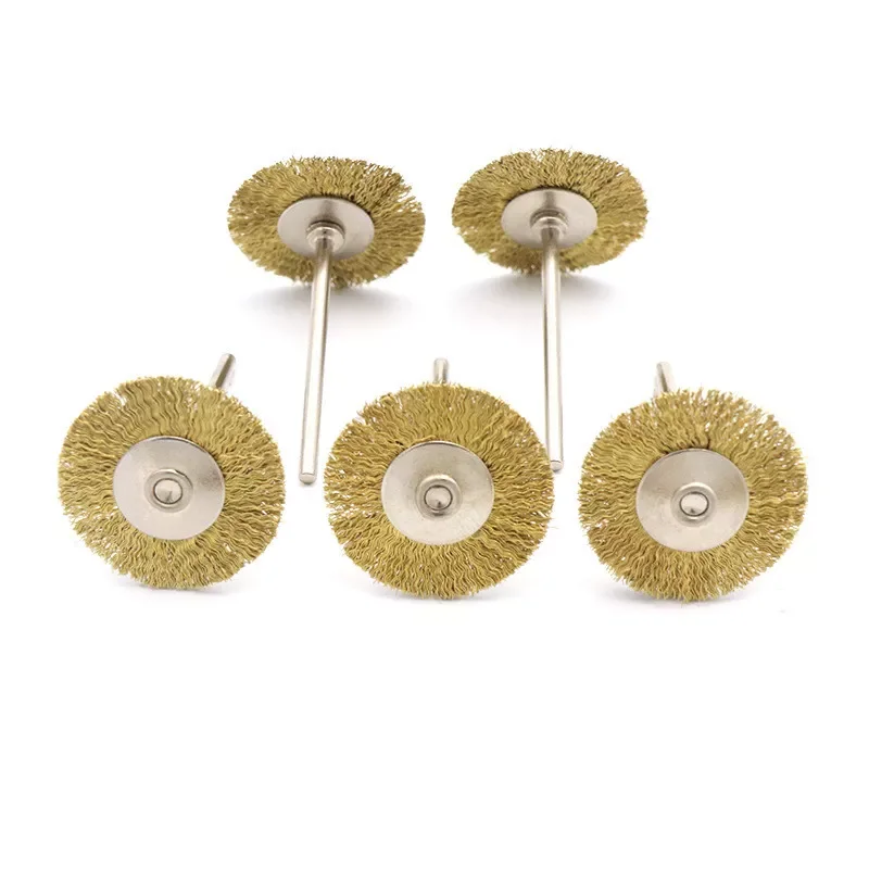 

Brass Wire Brush Round Brushes Disc Brush Pot Brush for Die Grinder Rotary Tool for Engraver