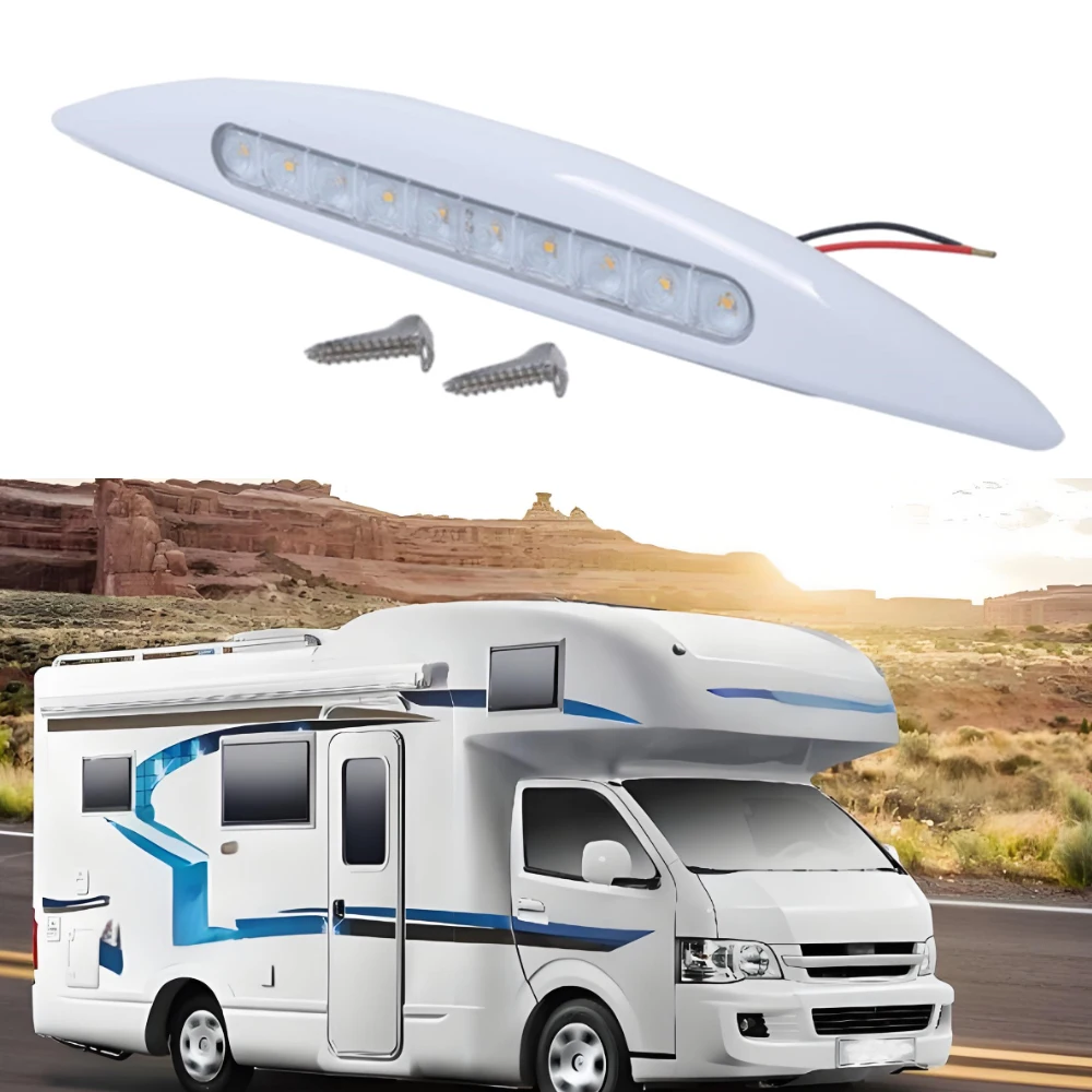 12V LED RV Markiza na ganek Wodoodporna lampa ścienna do przyczepy kempingowej Lampa zewnętrzna Van Camper