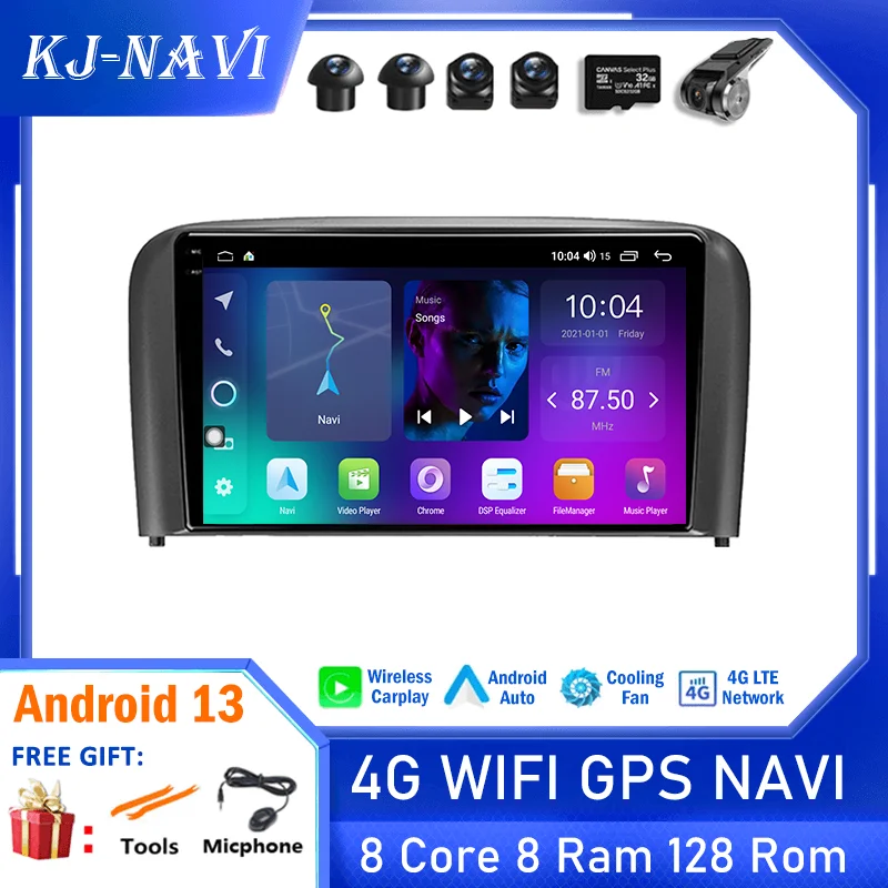 

Android 13 No 2din 2 Din For Volvo S80 1 1998 - 2006 Automatic Touch Screen Car Radio Multimedia Video Player Navigation Stereo