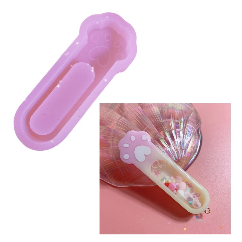 

1 Pc Quicksand Silicone Epoxy Mold DIY Keychain Pendant Mould for Valentine Gift