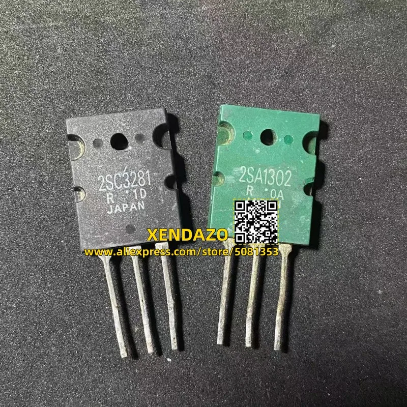 5 пар 2SA1302 2SC3281 A1302 C3218 TO-3PL мощные транзисторы (15A,200 в, 150 Вт)