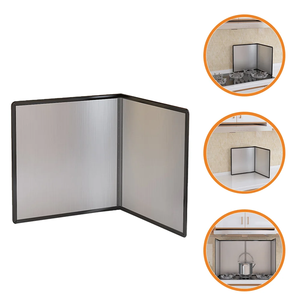 

Splatter Oil Guard Screen Frying Shield Cover Anti Greasecooking Stove Aluminum Metal Board Boards Foldable Sheet Blockpan
