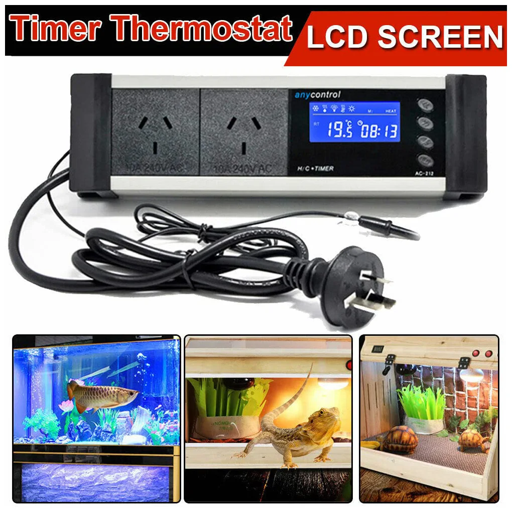

Digital Thermostat With Timer And Display Repile Temperature Day Night Dimming Thermostat LCD Display For Timer