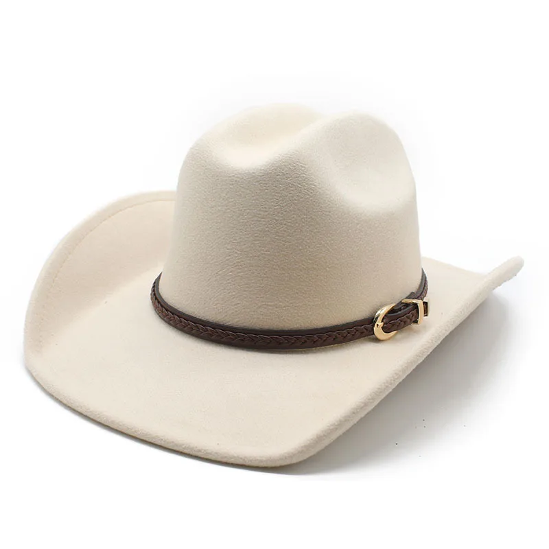 Новая шерстяная фетровая шляпа с широкими полями для мужчин и женщин